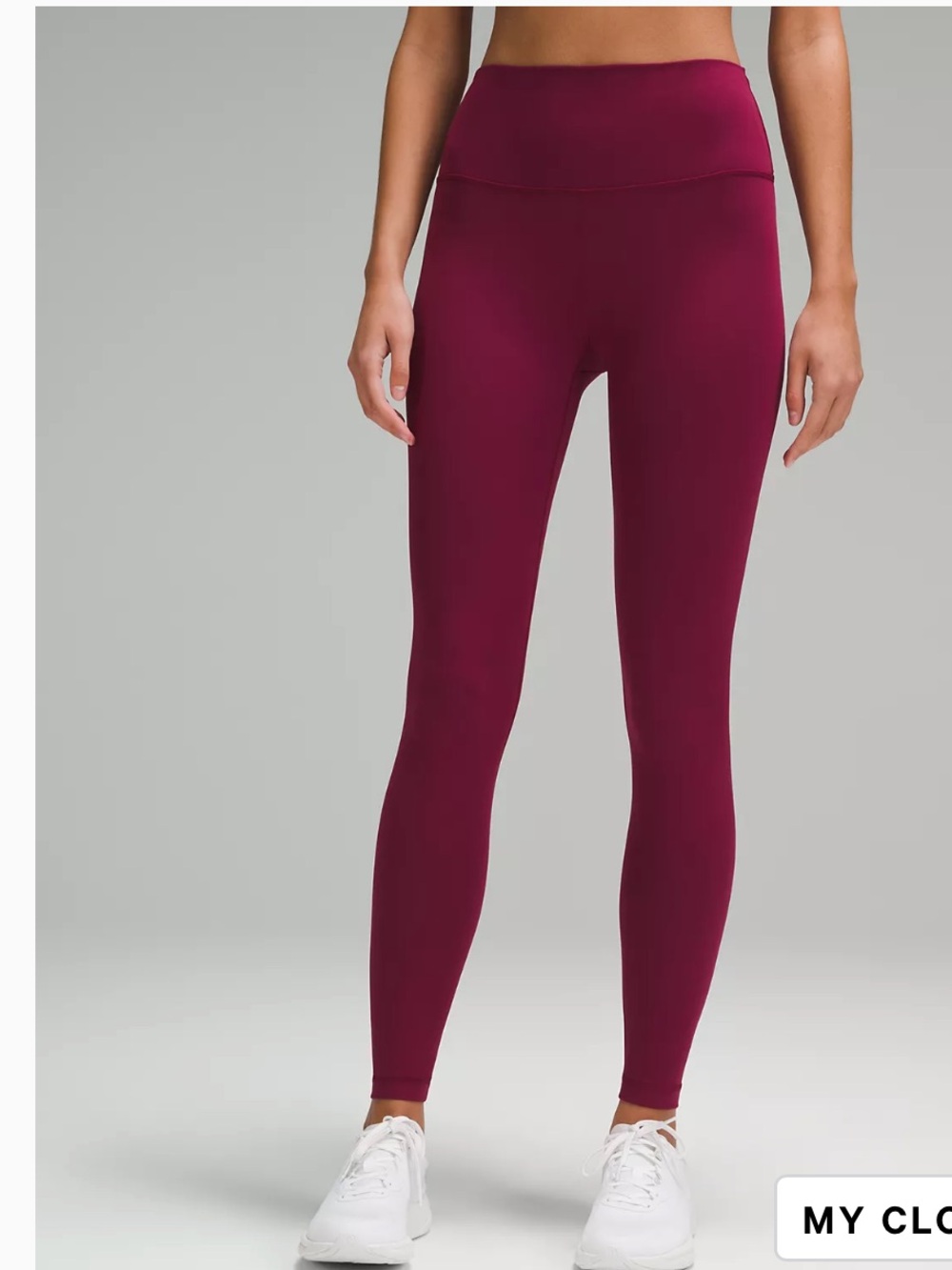 Lululemon Wunder Train HR Tight 28" Deep Luxe Size 10